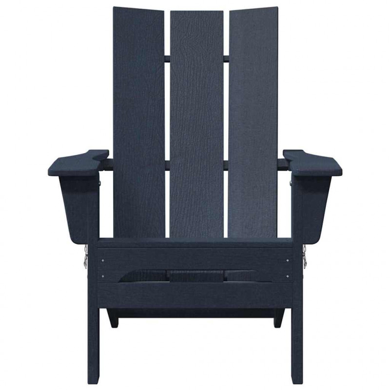 Składany fotel Adirondack Granatowy 80,5 x 74,5 x 92 cm HDPE