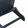 Składany fotel Adirondack Granatowy 80,5 x 74,5 x 92 cm HDPE