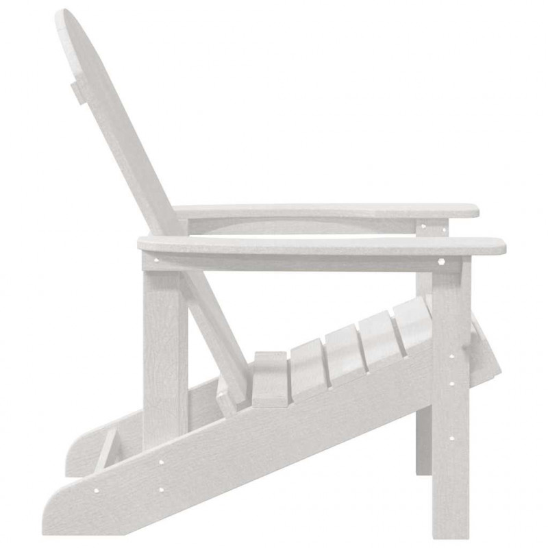 Krzesło Adirondack Biały 82 x 74 x 92 cm HDPE