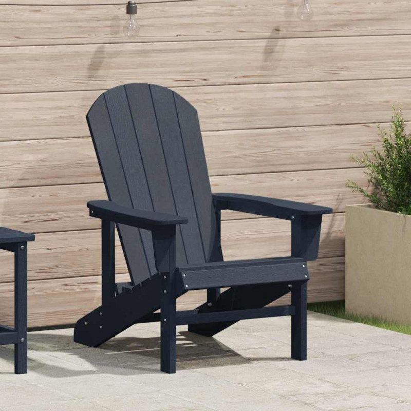 Krzesło Adirondack Granatowy 82 x 74 x 92 cm HDPE
