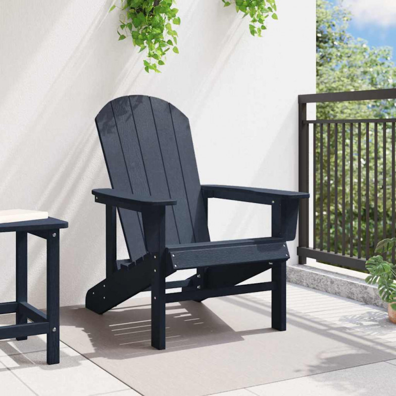 Krzesło Adirondack Granatowy 82 x 74 x 92 cm HDPE