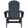 Krzesło Adirondack Granatowy 82 x 74 x 92 cm HDPE