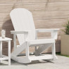 Fotel bujany Adirondack Biały 92 x 73,5 x 92 cm HDPE