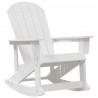 Fotel bujany Adirondack Biały 92 x 73,5 x 92 cm HDPE