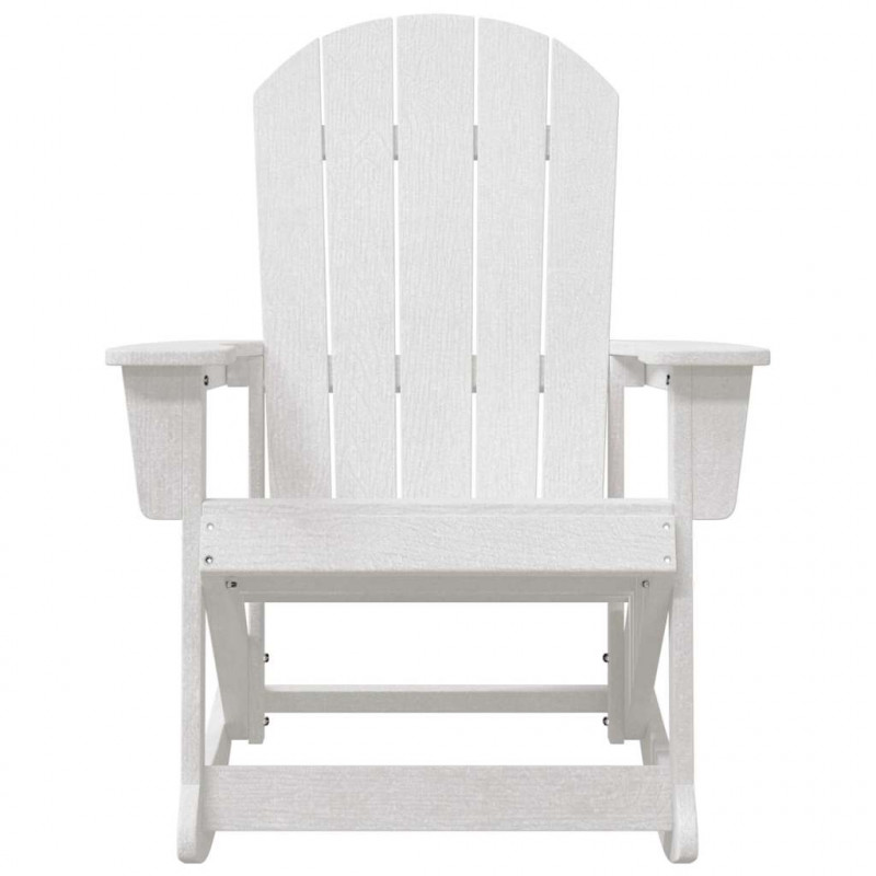 Fotel bujany Adirondack Biały 92 x 73,5 x 92 cm HDPE
