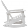Fotel bujany Adirondack Biały 92 x 73,5 x 92 cm HDPE