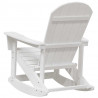 Fotel bujany Adirondack Biały 92 x 73,5 x 92 cm HDPE