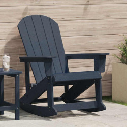 Fotel bujany Adirondack Granatowy 92 x 73,5 x 92 cm HDPE