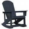 Fotel bujany Adirondack Granatowy 92 x 73,5 x 92 cm HDPE