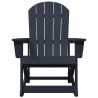 Fotel bujany Adirondack Granatowy 92 x 73,5 x 92 cm HDPE