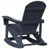 Fotel bujany Adirondack Granatowy 92 x 73,5 x 92 cm HDPE