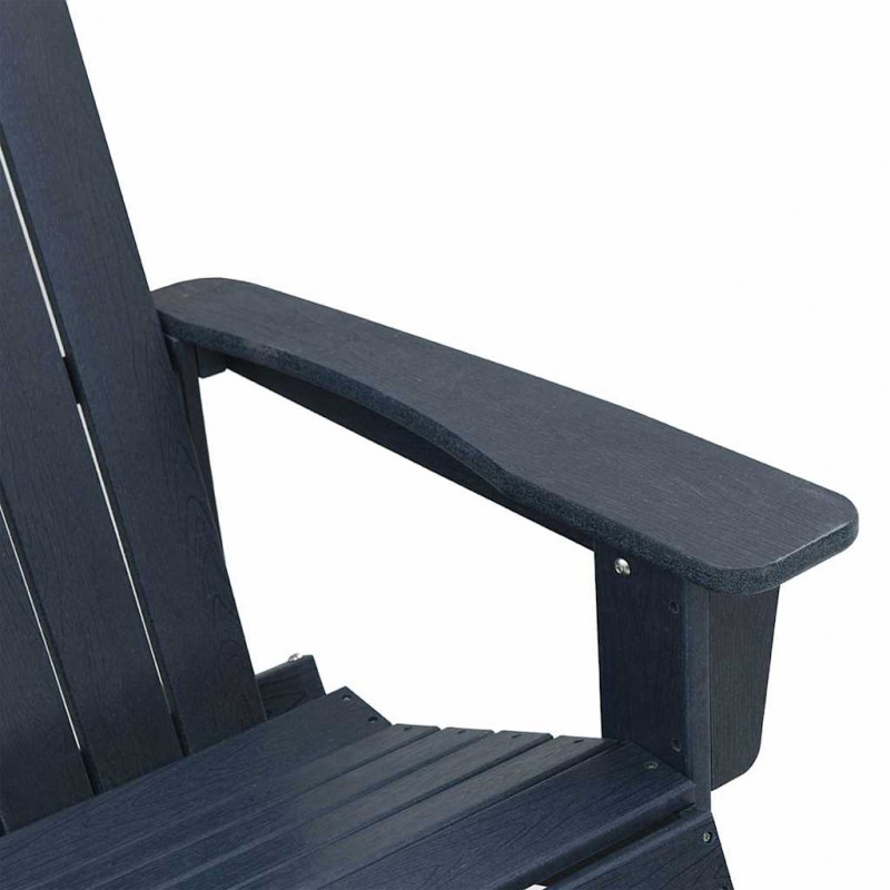 Fotel bujany Adirondack Granatowy 92 x 73,5 x 92 cm HDPE