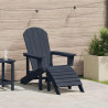 Krzesło Adirondack Granatowy 82 x 74 x 92 cm HDPE