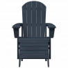 Krzesło Adirondack Granatowy 82 x 74 x 92 cm HDPE
