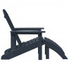 Krzesło Adirondack Granatowy 82 x 74 x 92 cm HDPE