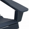 Krzesło Adirondack Granatowy 82 x 74 x 92 cm HDPE