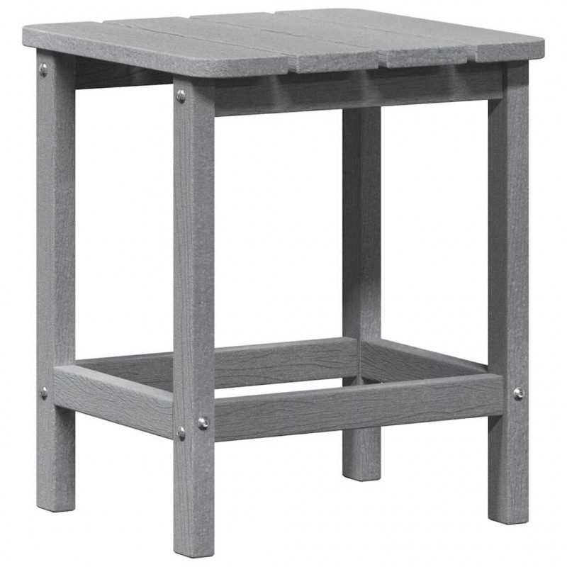 Stolik boczny Jasnoszary 38 x 38 x 46 cm Polietylen