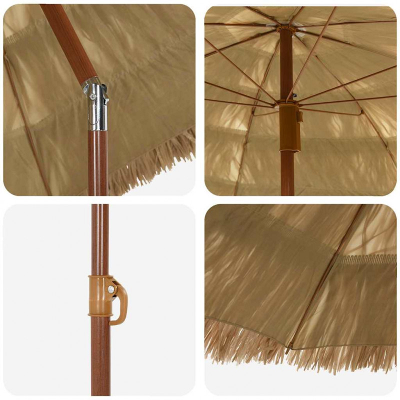 Parasolka ogrodowa Naturalny 160 x 160 x 196 cm