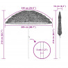 Parasolka ogrodowa Naturalny 205 x 205 x 210 cm