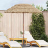 Parasol plażowy Naturalny 255 x 255 x 255 cm Poliester i Stal