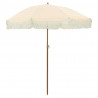 Parasol plażowy Żółty i Biały 160 x 160 x 196 cm