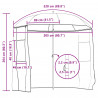 Parasol wędkarski Moro 240 x 210 cm Poliester Oxford