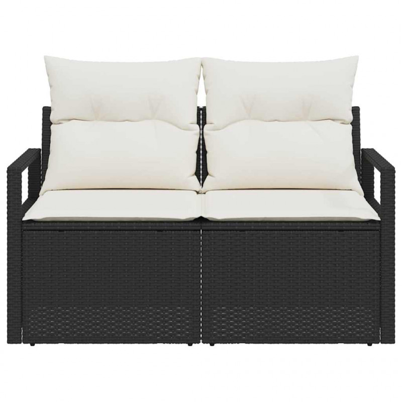 Sofa Ogrodowa z poduszką 120 x 62 x 69 cm polirattan