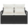 Sofa Ogrodowa z poduszką 120 x 62 x 69 cm polirattan