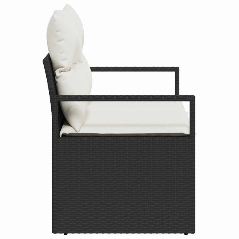 Sofa Ogrodowa z poduszką 120 x 62 x 69 cm polirattan