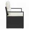 Sofa Ogrodowa z poduszką 120 x 62 x 69 cm polirattan