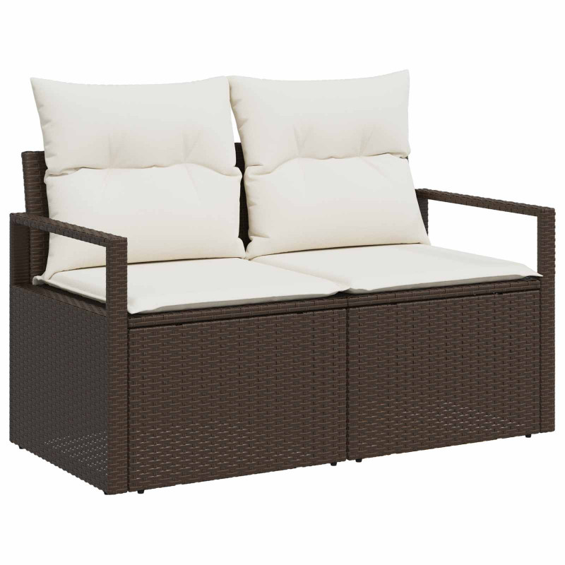 Sofa Ogrodowa z poduszką 120 x 62 x 69 cm polirattan