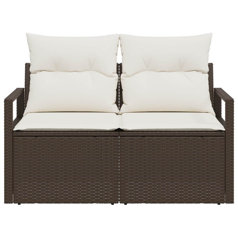 Sofa Ogrodowa z poduszką 120 x 62 x 69 cm polirattan