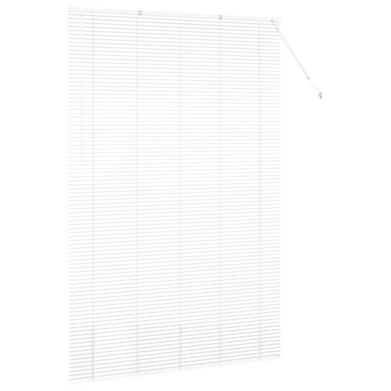 Żaluzje weneckie Biały 220x150cm Aluminium