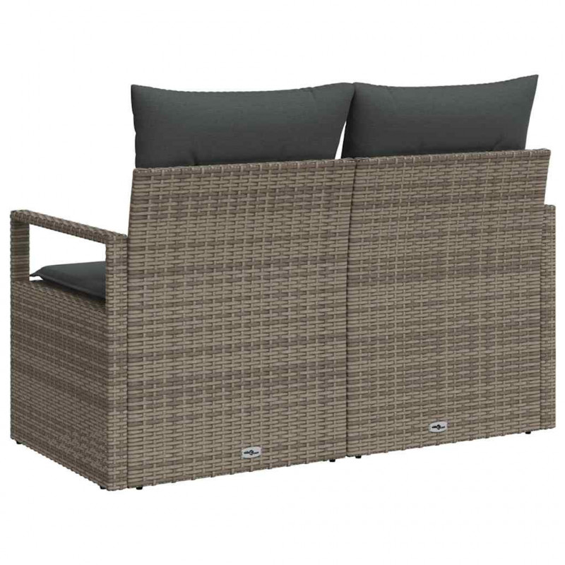 Sofa Ogrodowa z poduszką 120 x 62 x 69 cm polirattan