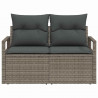 Sofa Ogrodowa z poduszką 120 x 62 x 69 cm polirattan