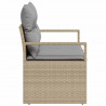Sofa Ogrodowa z poduszką 120 x 62 x 69 cm polirattan