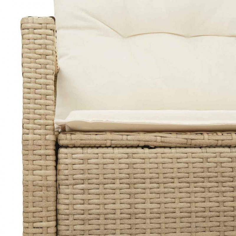 Sofa Ogrodowa z poduszką 120 x 62 x 69 cm polirattan