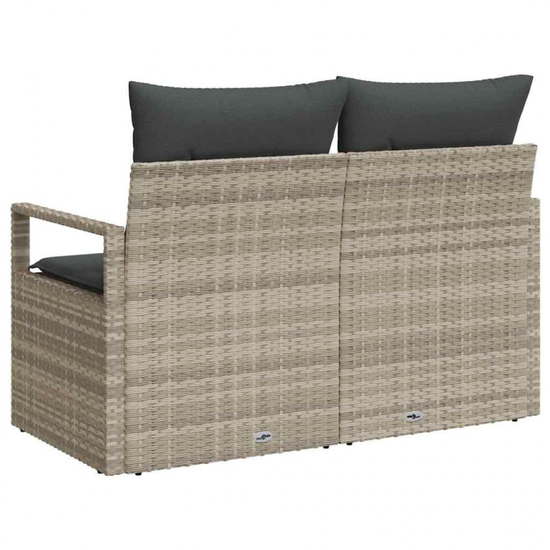 Sofa Ogrodowa z poduszką 120 x 62 x 69 cm polirattan