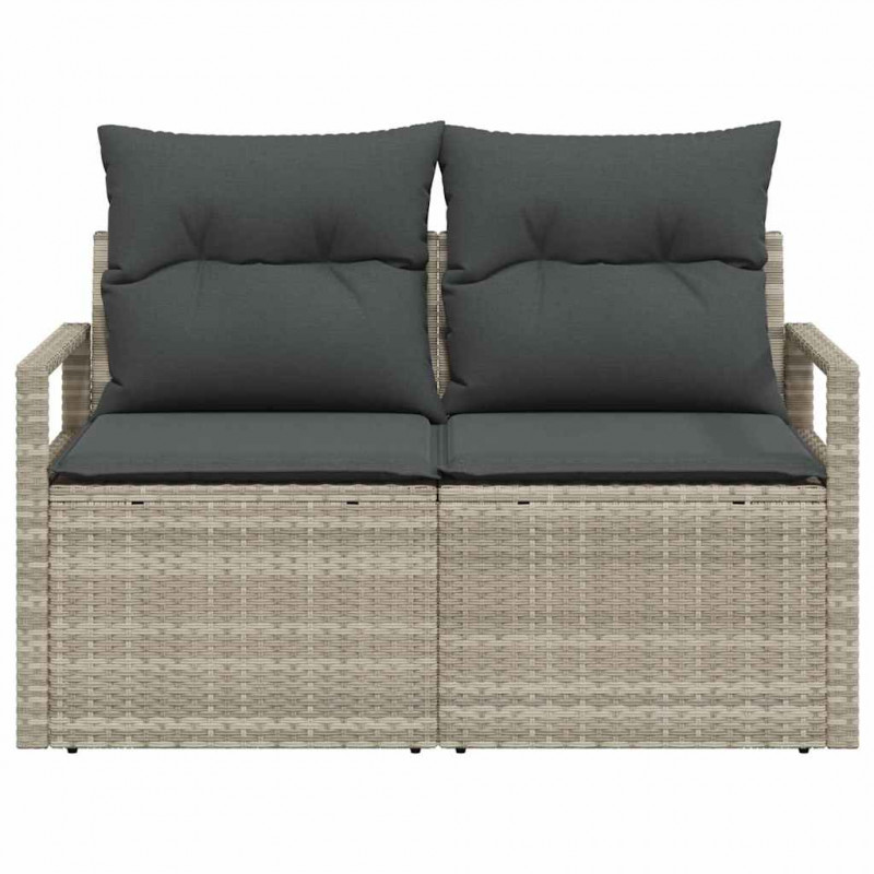 Sofa Ogrodowa z poduszką 120 x 62 x 69 cm polirattan
