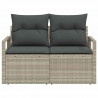 Sofa Ogrodowa z poduszką 120 x 62 x 69 cm polirattan