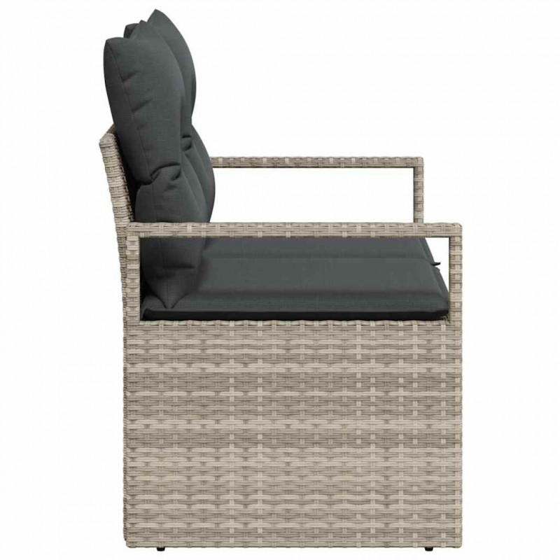 Sofa Ogrodowa z poduszką 120 x 62 x 69 cm polirattan