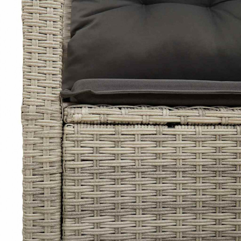 Sofa Ogrodowa z poduszką 120 x 62 x 69 cm polirattan