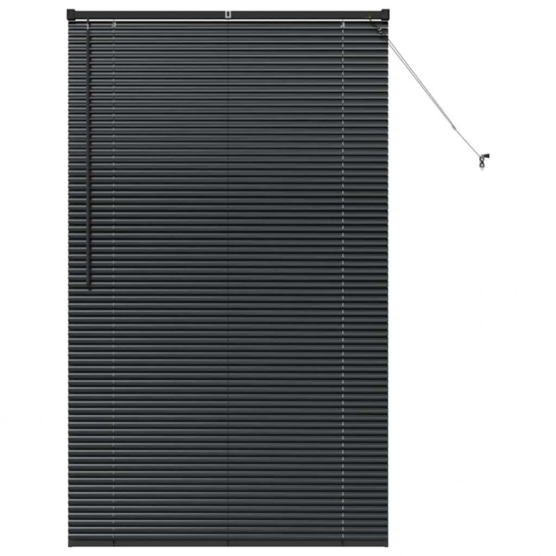 Żaluzje weneckie Czarny 175 x 105 cm Aluminium