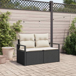 Sofa Ogrodowa z poduszką 120 x 62 x 69 cm polirattan