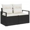 Sofa Ogrodowa z poduszką 120 x 62 x 69 cm polirattan