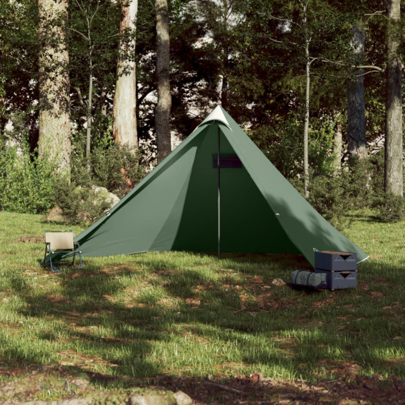 Rodzinny namiot tipi, 7-osobowy, zielony, wodoszczelny