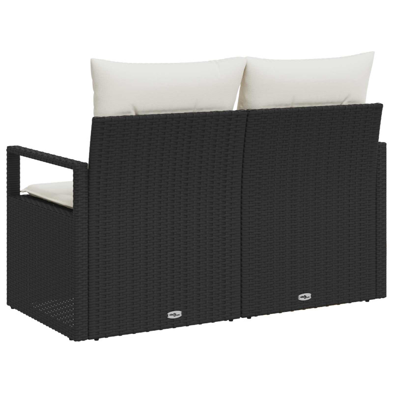 Sofa Ogrodowa z poduszką 120 x 62 x 69 cm polirattan