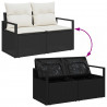 Sofa Ogrodowa z poduszką 120 x 62 x 69 cm polirattan