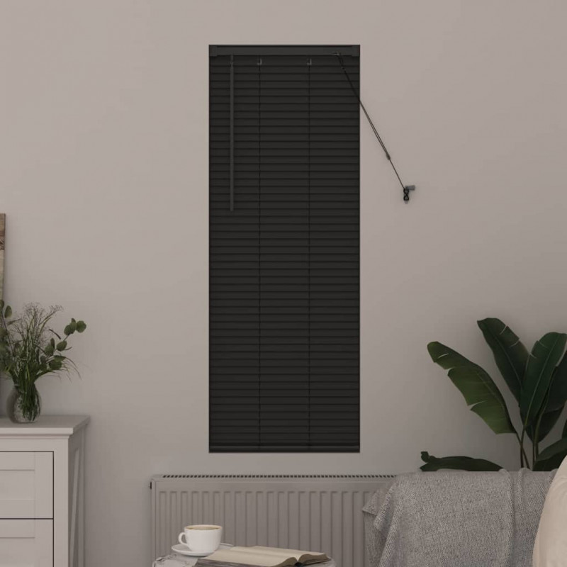 Żaluzje weneckie Ciemnoszary 130 x 40 cm Aluminium