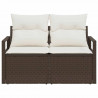 Sofa Ogrodowa z poduszką 120 x 62 x 69 cm polirattan